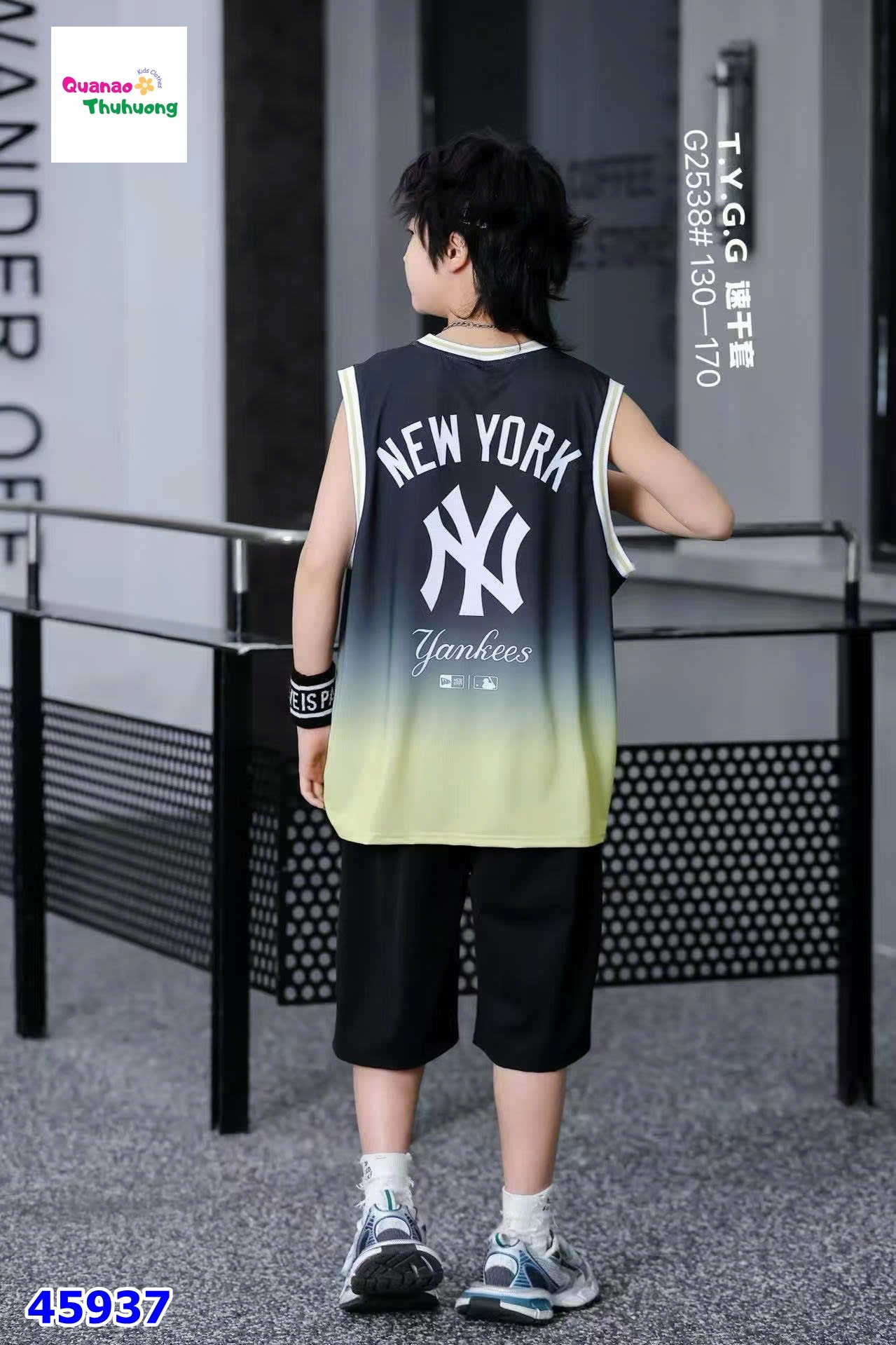 Set bộ thể thao NY vàng loang