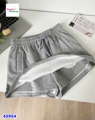 Chân váy thun xám