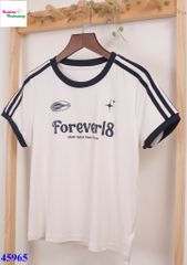 Áo thun trắng forever 18