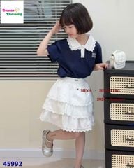 Set váy Mina polo Miu Miu xanh