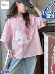 Áo thun hồng Hello Kitty