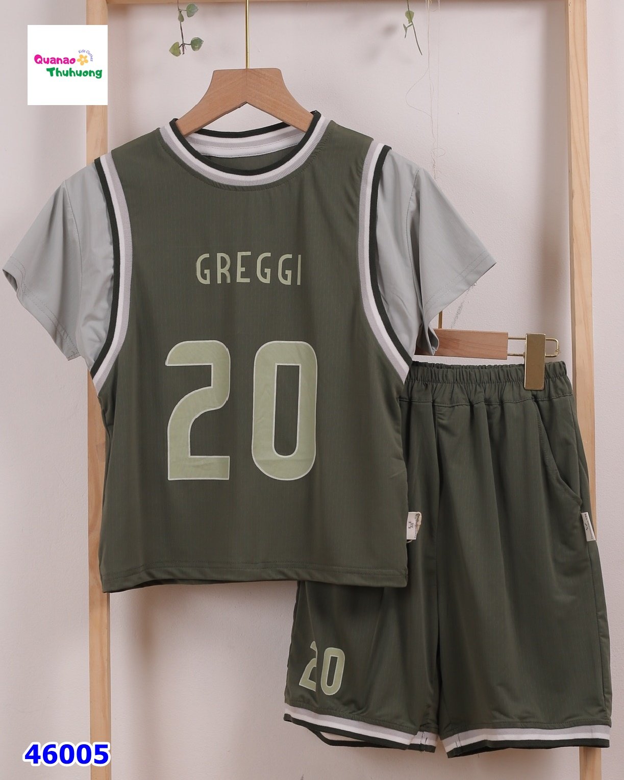 Bộ thể thao xanh Greggi 20