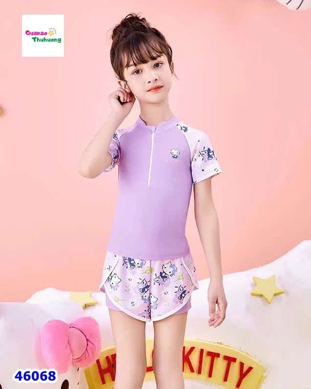 Bộ bơi tím Kitty