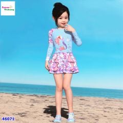 Váy bơi xanh tiên cá