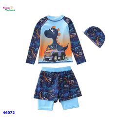 Bộ bơi xanh đen khủng long