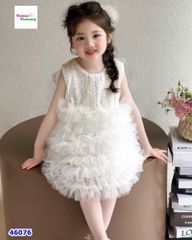 Váy cánh bướm kem