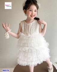 Váy cánh bướm kem