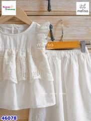 Set bộ Melisa trắng hoa tuyết
