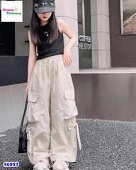 Quần túi hộp kem nơ