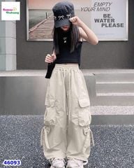 Quần túi hộp kem nơ