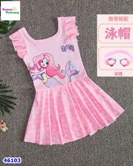 Váy bơi Ylike hồng tiên cá