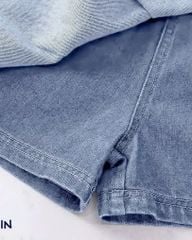 Quần váy Nexxi xếp li xanh nhạt