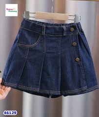 Quần váy Nexxi xếp li xanh đậm