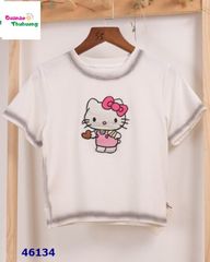 Áo thun trắng Hello Kitty