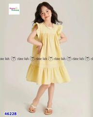 Đầm Elaine vàng tay cánh tiên