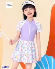 Váy bơi liền Ylike tím cây cỏ