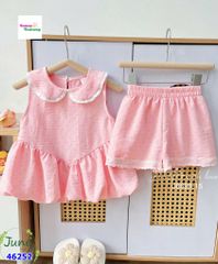 Set bộ June hồng chấm bi bi