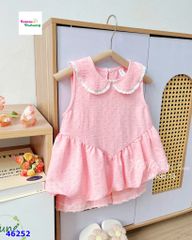 Set bộ June hồng chấm bi bi