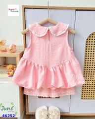 Set bộ June hồng chấm bi bi