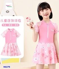 Váy bơi Ylike hồng hoa