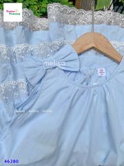 Đầm Melisa xanh tầng ren