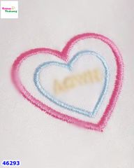 Set váy polo kem trái tim