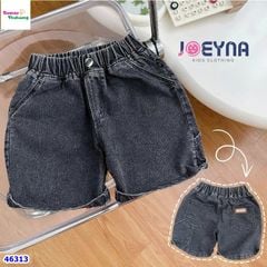 Quần short jean Joeyna xám đen