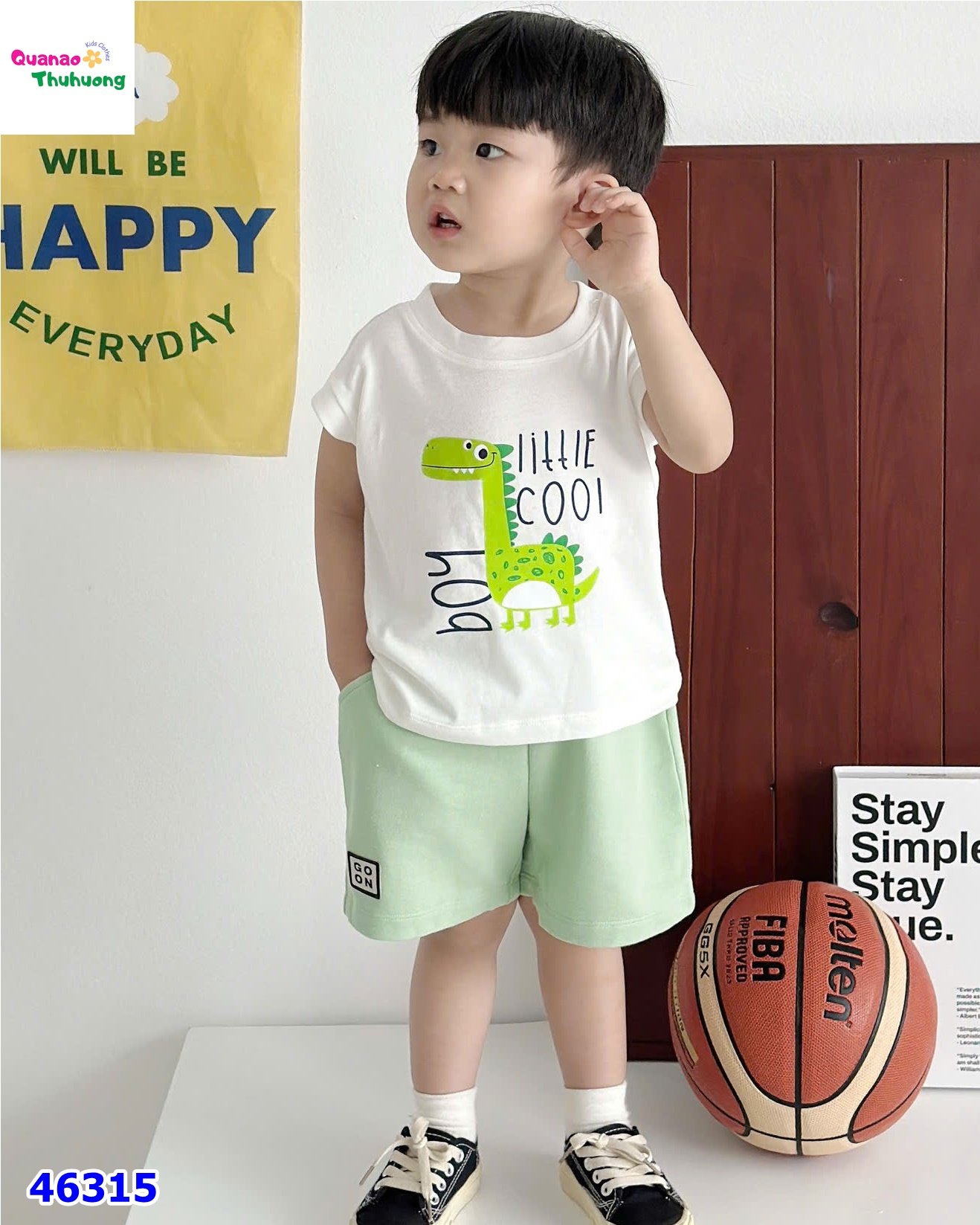 Bộ Toohee xanh khủng long