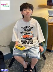 Bộ Elaine áo trắng xe buýt