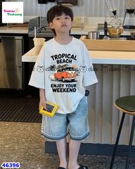 Bộ Elaine áo trắng xe buýt