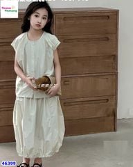 Set váy ZH Kids kem, váy dài