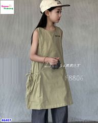 Đầm ZH xanh sát nách Yonauuy