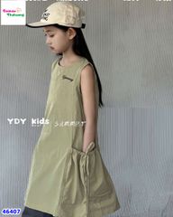 Đầm ZH xanh sát nách Yonauuy