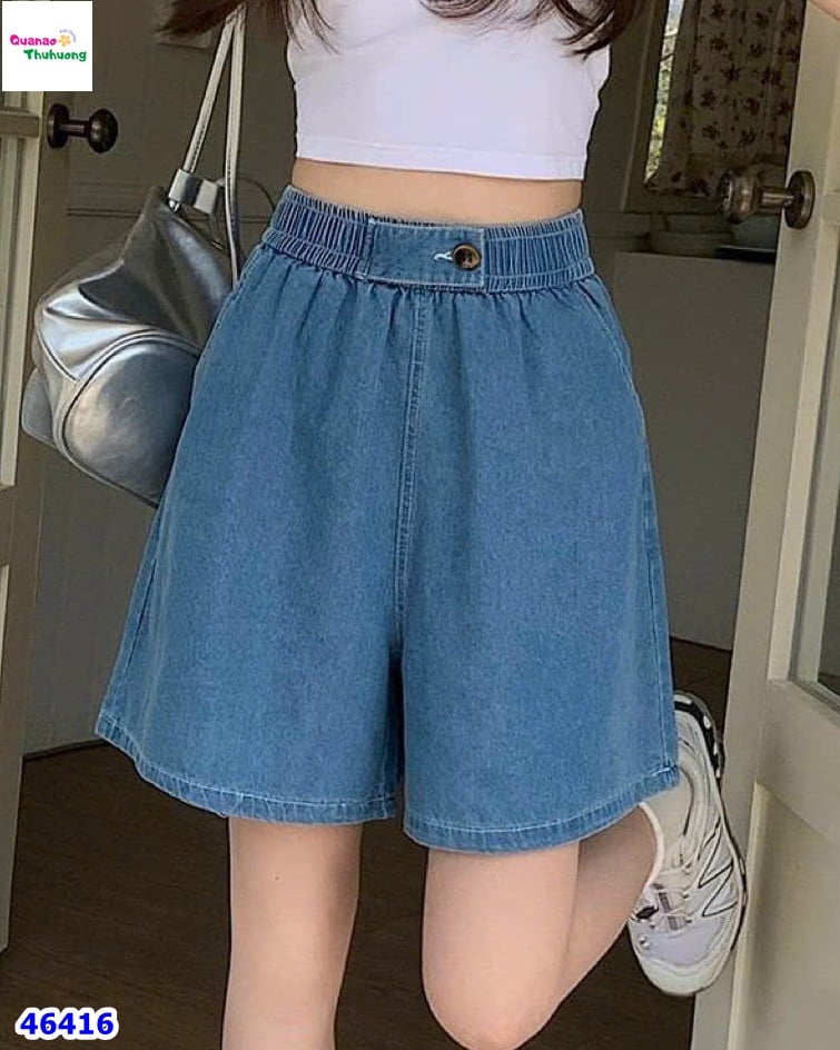 Short jean xanh nhạt