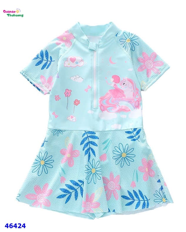 Váy bơi Ylike xanh ngọc Pony
