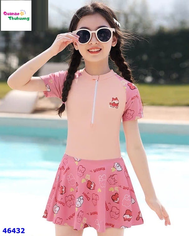 Váy bơi Ylike hồng Rabit Chubby