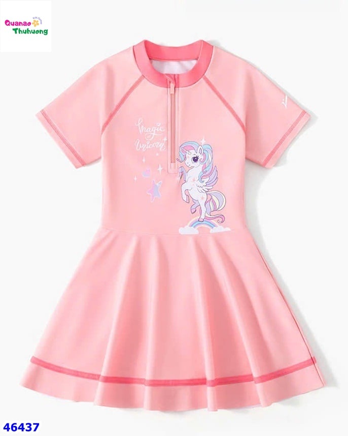 Váy bơi Ylike hồng kì lân
