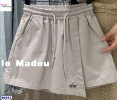 Quần váy xám alo