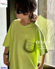 Áo thun ZEXI đen xanh chữ U