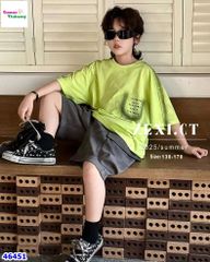 Áo thun ZEXI đen xanh chữ U