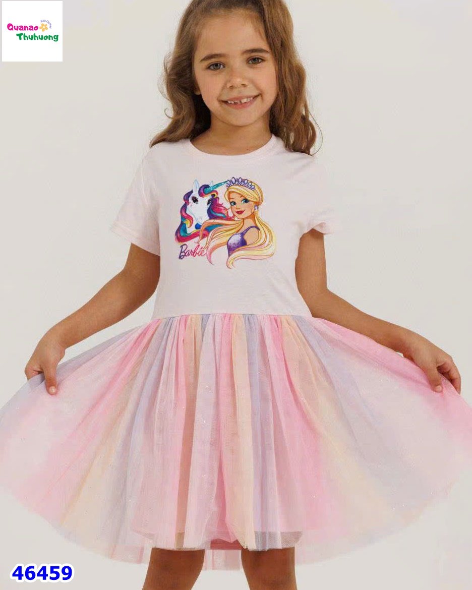 Đầm Delta hồng Barbie