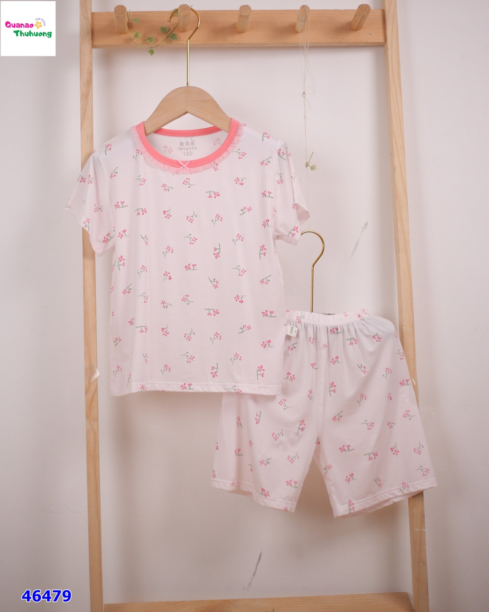 Bộ Tencel hoa anh đào