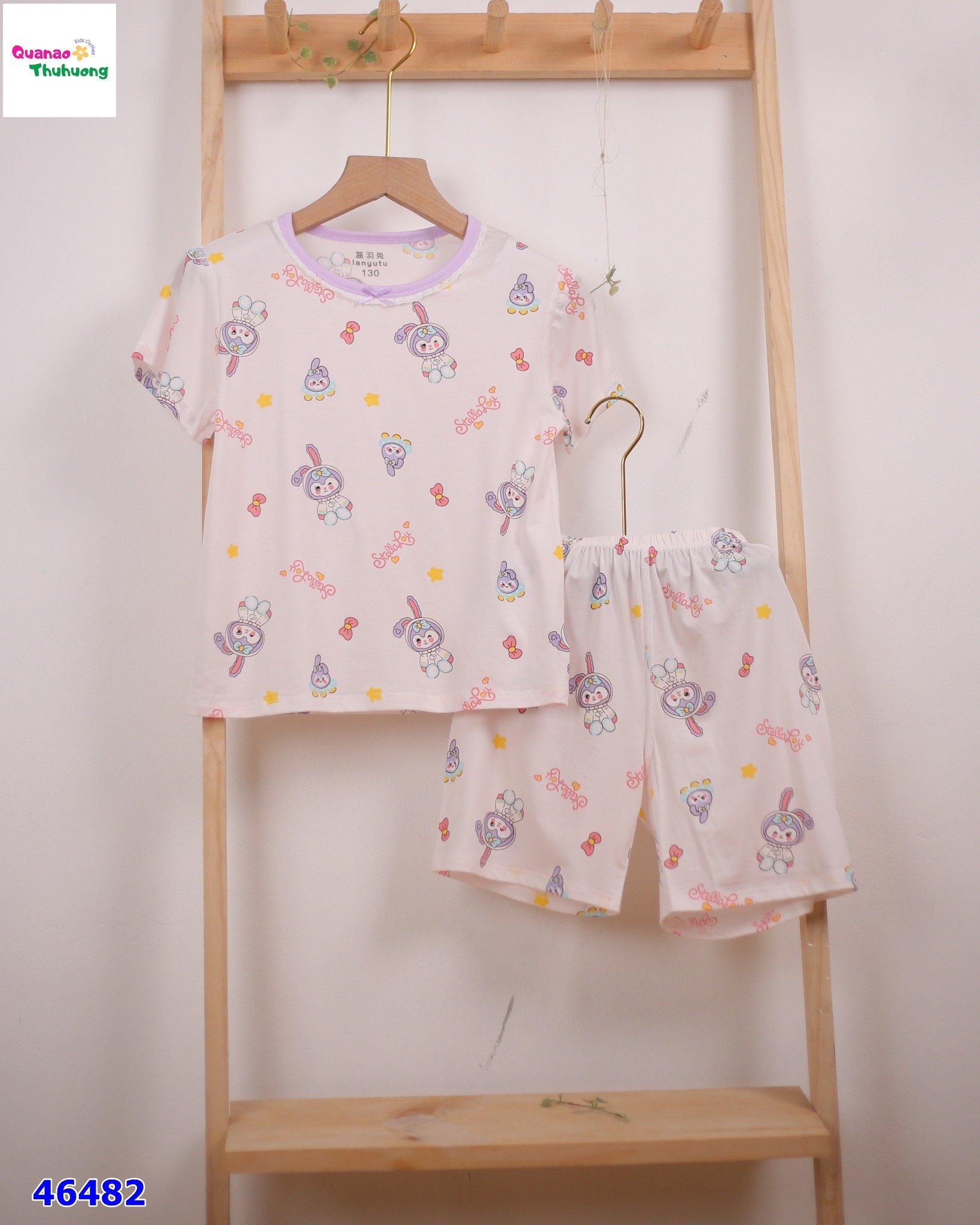Bộ Tencel thỏ vũ trụ