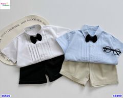 Set bộ LocoBear sơ mi xanh