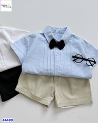 Set bộ LocoBear sơ mi xanh