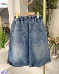 Quần short jean xanh A