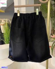 Quần short jean đen A