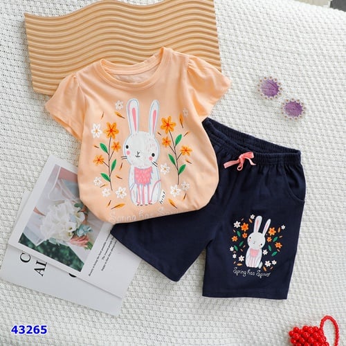 Bộ short Gap Cam thỏ - size 5y