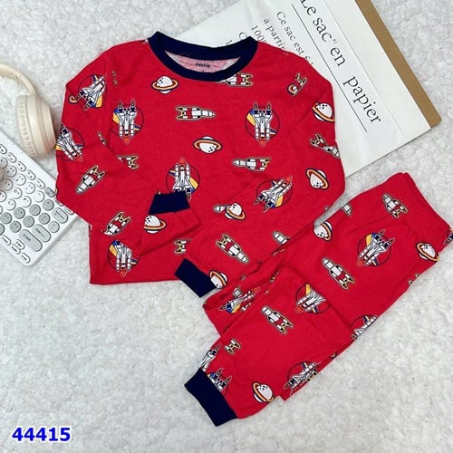 Bộ dài Pekkle đỏ tên lửa - size 6y