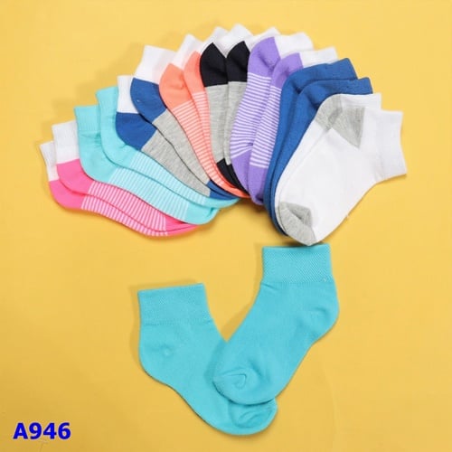 Set 5 vớ Ankles - size 3-5y